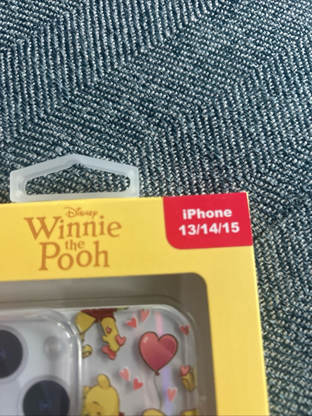 New Disney Winnie The Pooh iPhone 13/14/15  Phone Case W/ Hearts/balloons - Picture 3 of 11